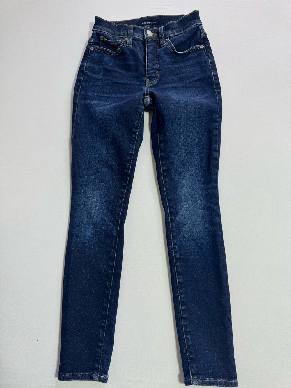 Lucky Brand Women's Dark Blue Skinny Jeans